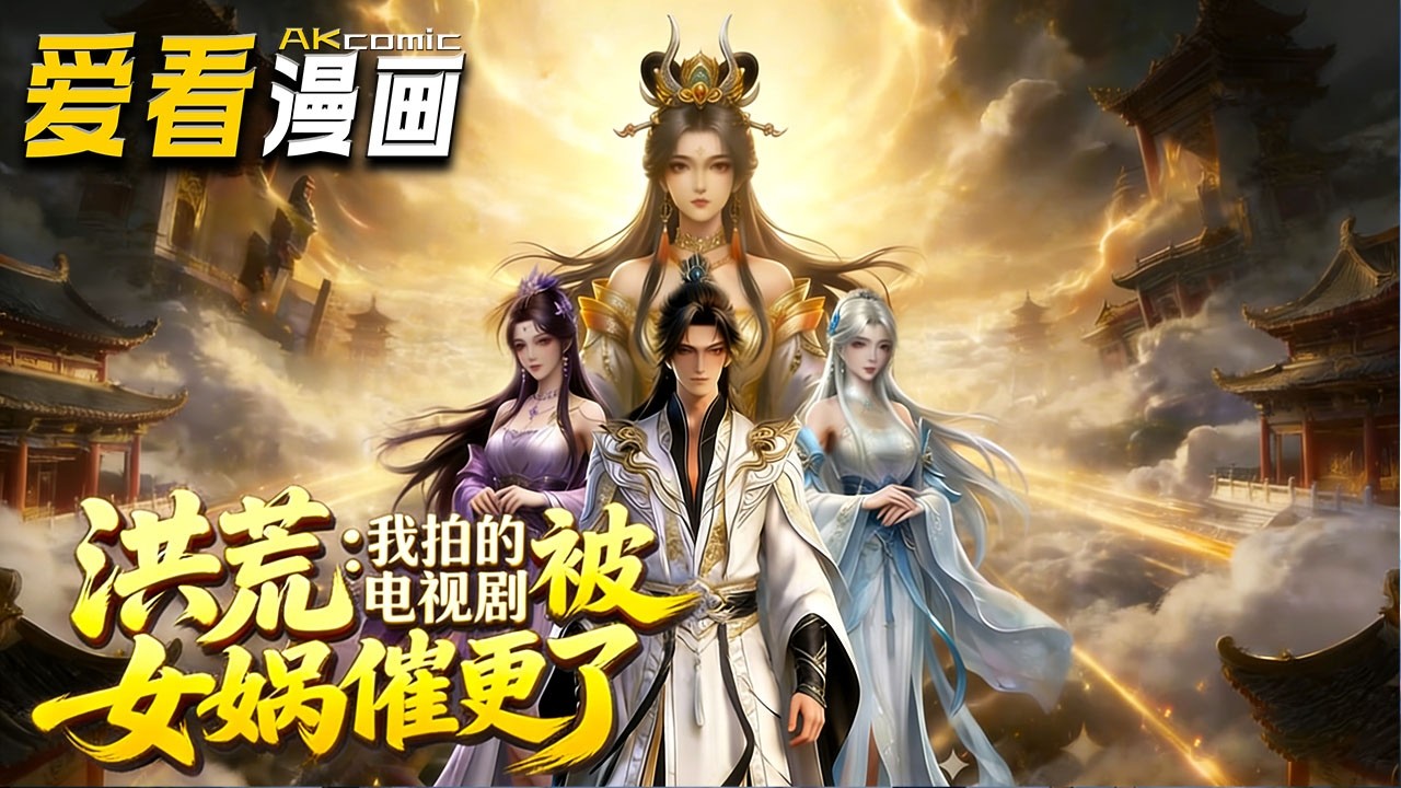 🔥【新番全集来袭】《洪荒：我拍的电视剧被女娲催更了》 误入截教禁地遭惩罚，林羽下凡激活鸿蒙娱乐系统，搅动洪荒风云，力压群雄，成为洪荒第七位圣人！！！#anime #玄幻 #爱看漫画 #搞笑