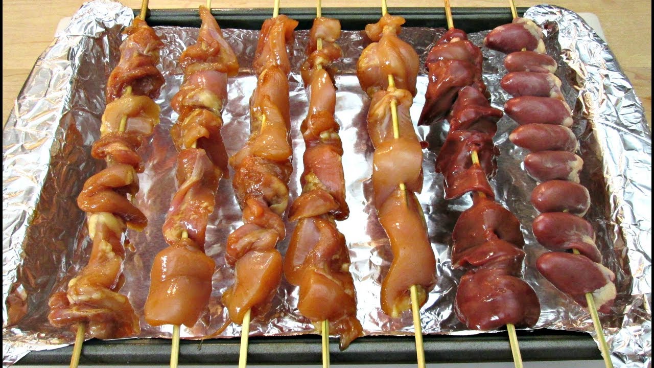 Yakitori Chicken Recipe - PoorMansGourmet - YouTube