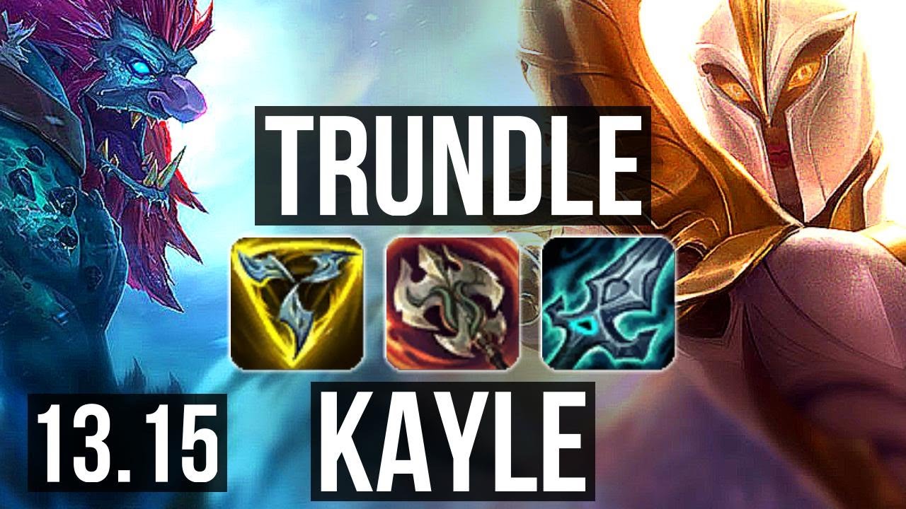 Trundle vs kayle top 1000 games 9 2 9 1 2m mastery dominating