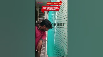 Pigeon net or balcony children safety net in Hyderabad #balconybirdnet