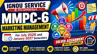 IGNOU MMPC-6 Solved Assignment English Medium 2026-27 For July 2026 and January 2027 Semesters