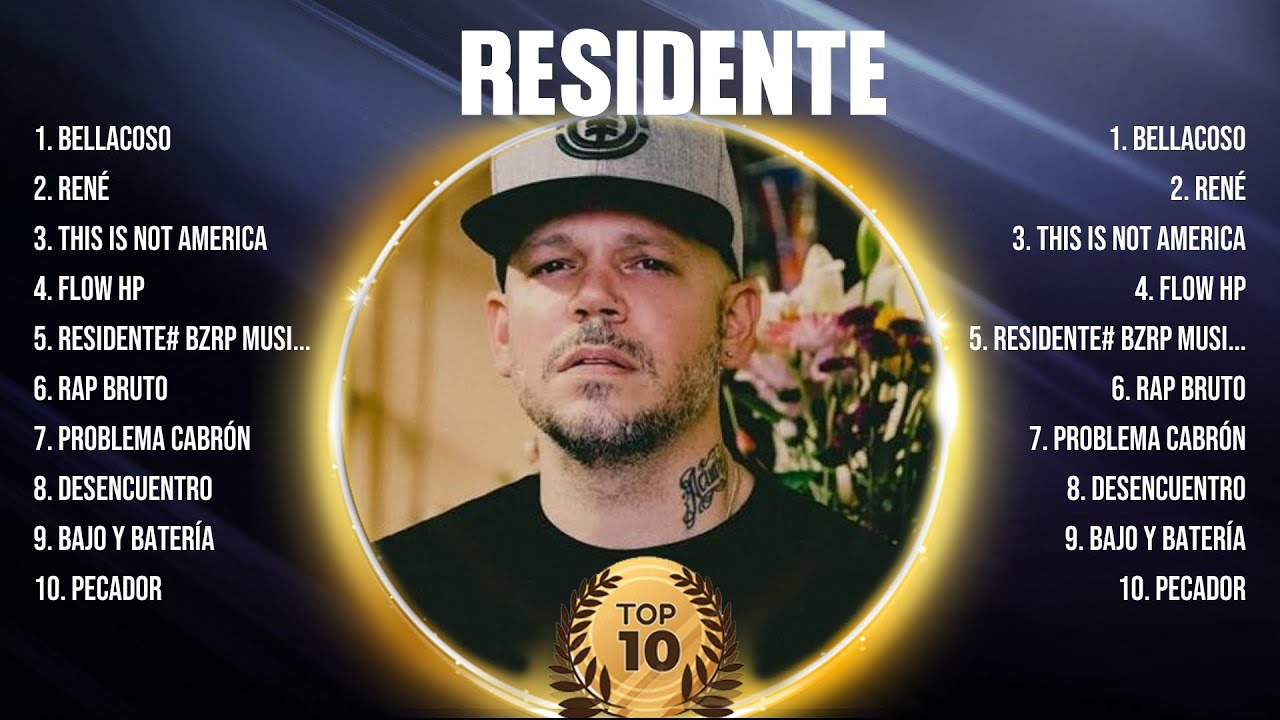 Residente ~ 10 Grandes Exitos, Mejores Éxitos, Mejores Canciones - YouTube