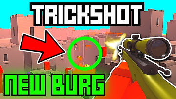 KRUNKER BEST TRICKSHOT SPOT!!! NEW BURG MAP (Sniper Gameplay)