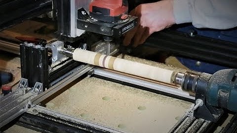 Mini Lathe, Rotational Axis for the Router Sled, NCNC Machine