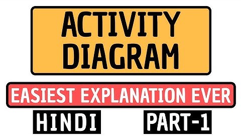 Activity Diagram Part-1 Explained in Hindi l UML Diagram l Software Modeling and Designing Course