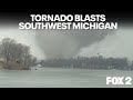 Tornados rip through Southern Michigan, caught on video
