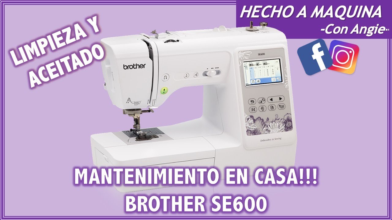 Máquina de coser y bordar 2 en 1 Brother SE600