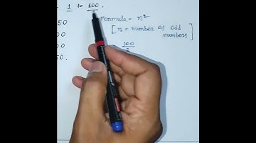 Sum of odd numbers