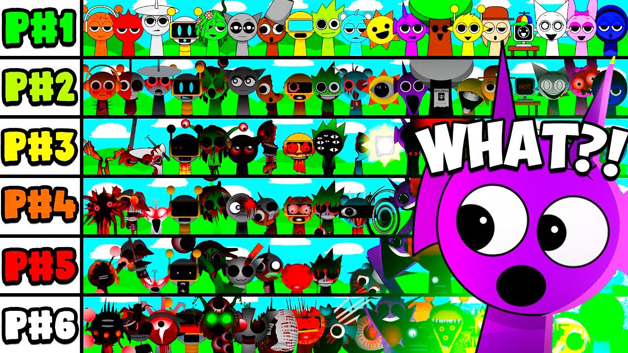 Sprunki Incredibox Purple Durple React to All Characters Together All Phases in Incredibox Sprunki