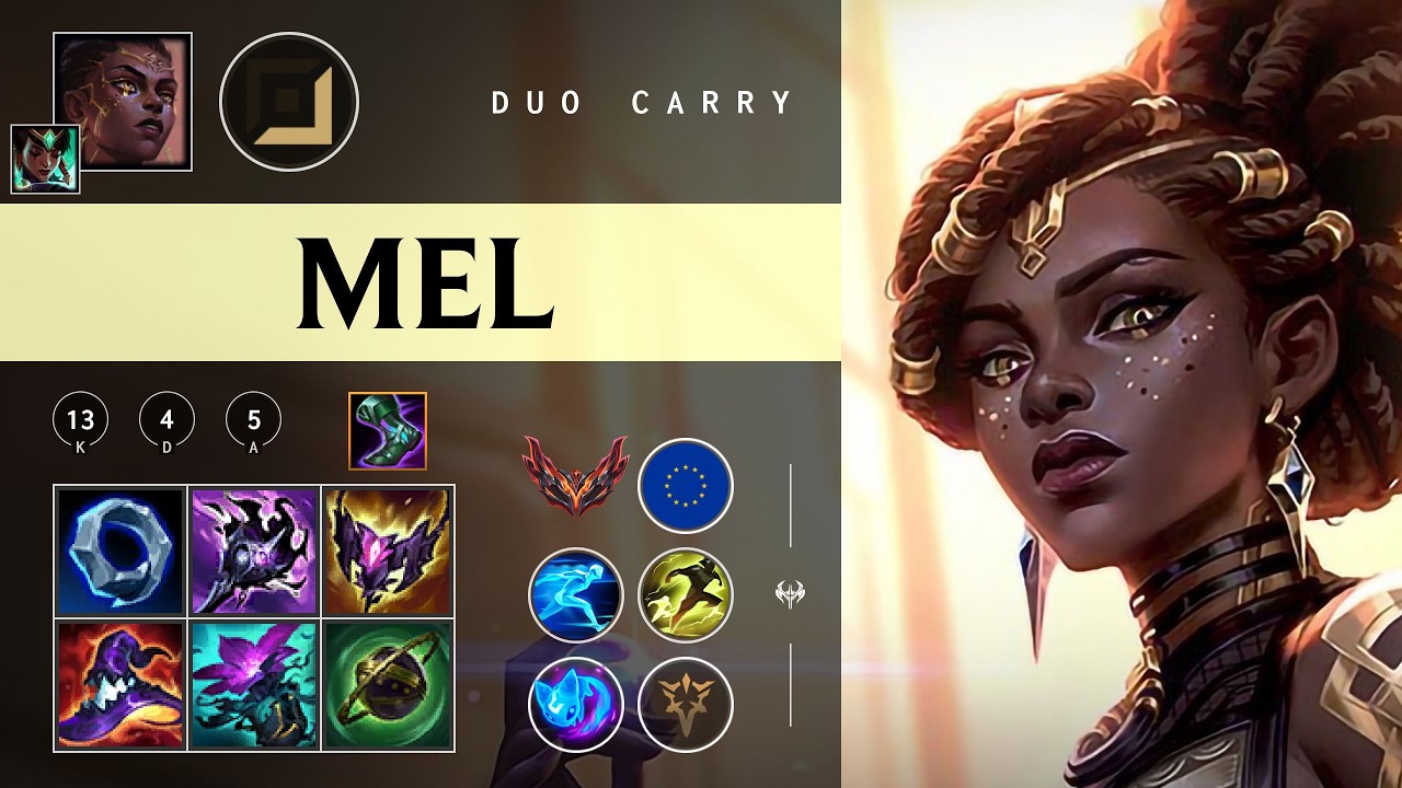 Mel Carry vs Sivir - EUW Grandmaster Patch 26.04