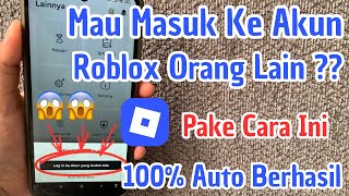How to Log Into Someone Else's Roblox Account
