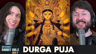 FOREIGNERS learn about HINDU Festival DURGA PUJA in Kolkata! | 2023 REACTION!