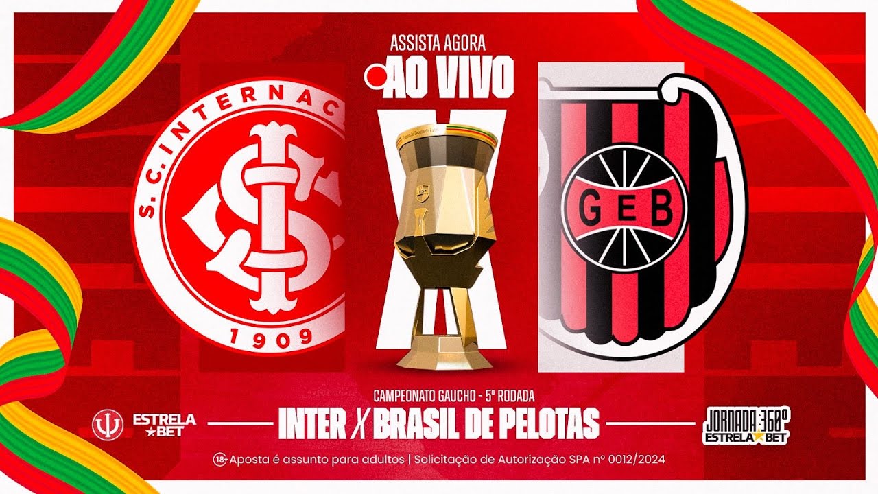 Inter x Brasil de Pelotas (AO VIVO) - Gauchão 2025 - YouTube