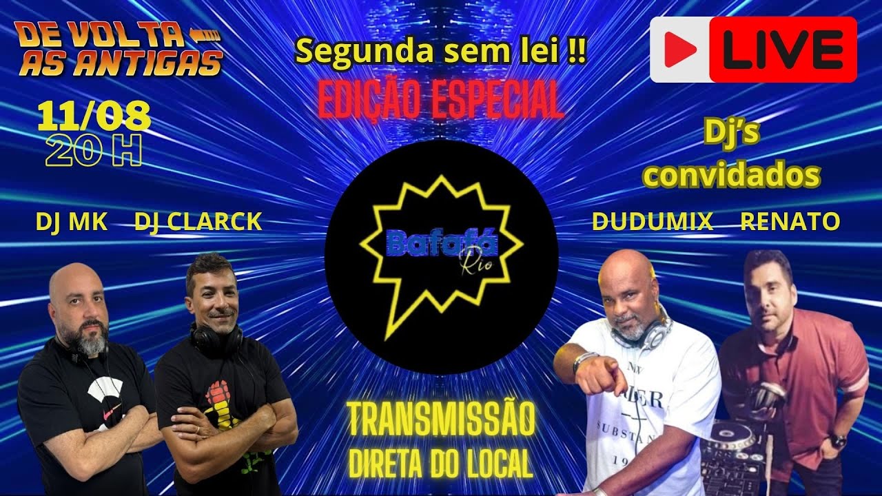 💥De Volta As Antigas💥-🔊SEGUNDA SEM LEI !! 11/08/25 20H