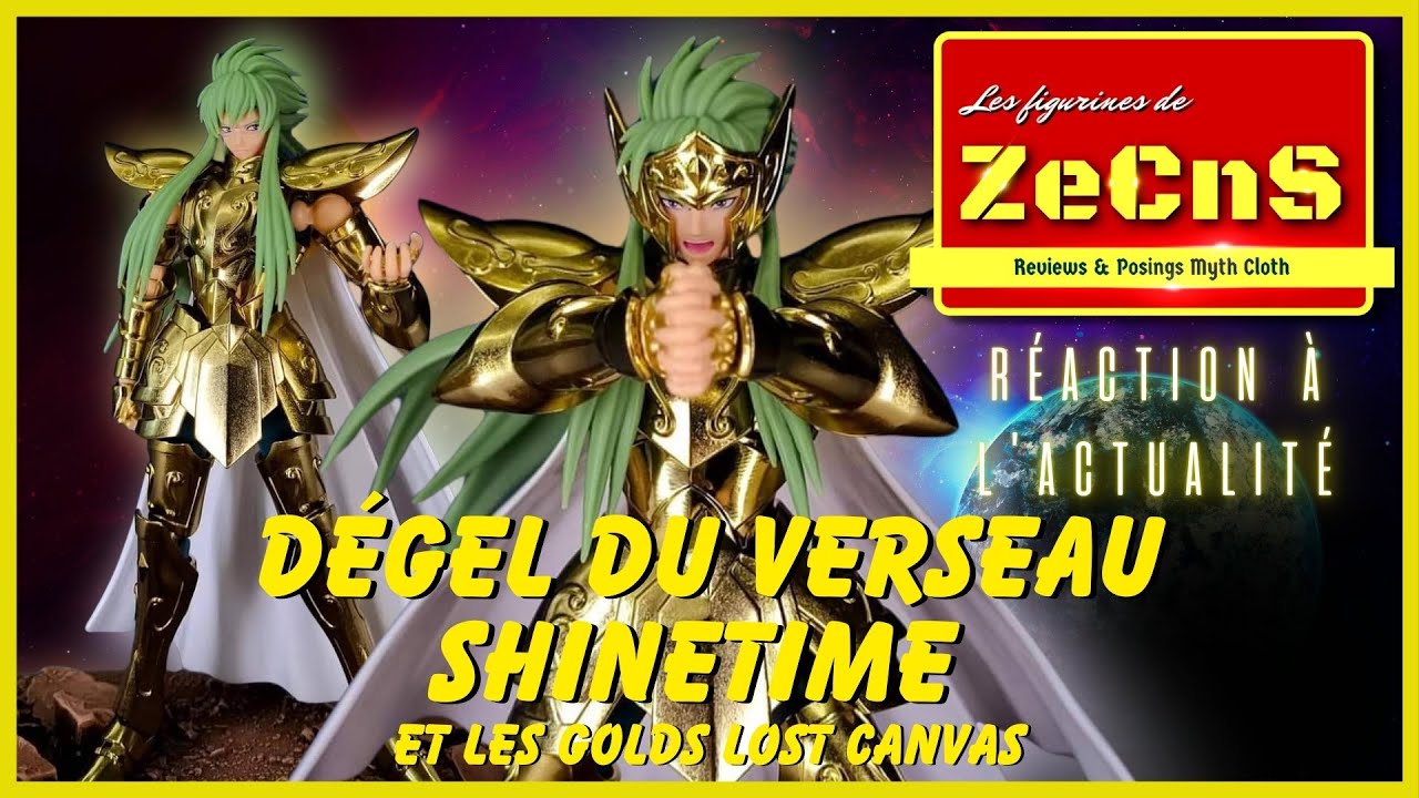 Figurine Saint Seiya Myth Cloth EX Verseau Degel The Lost Canvas - 18cm - CS