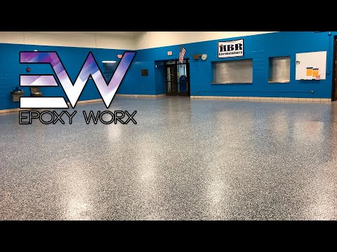 Hinckley-Big Rock Elementary School Epoxy Floor Install