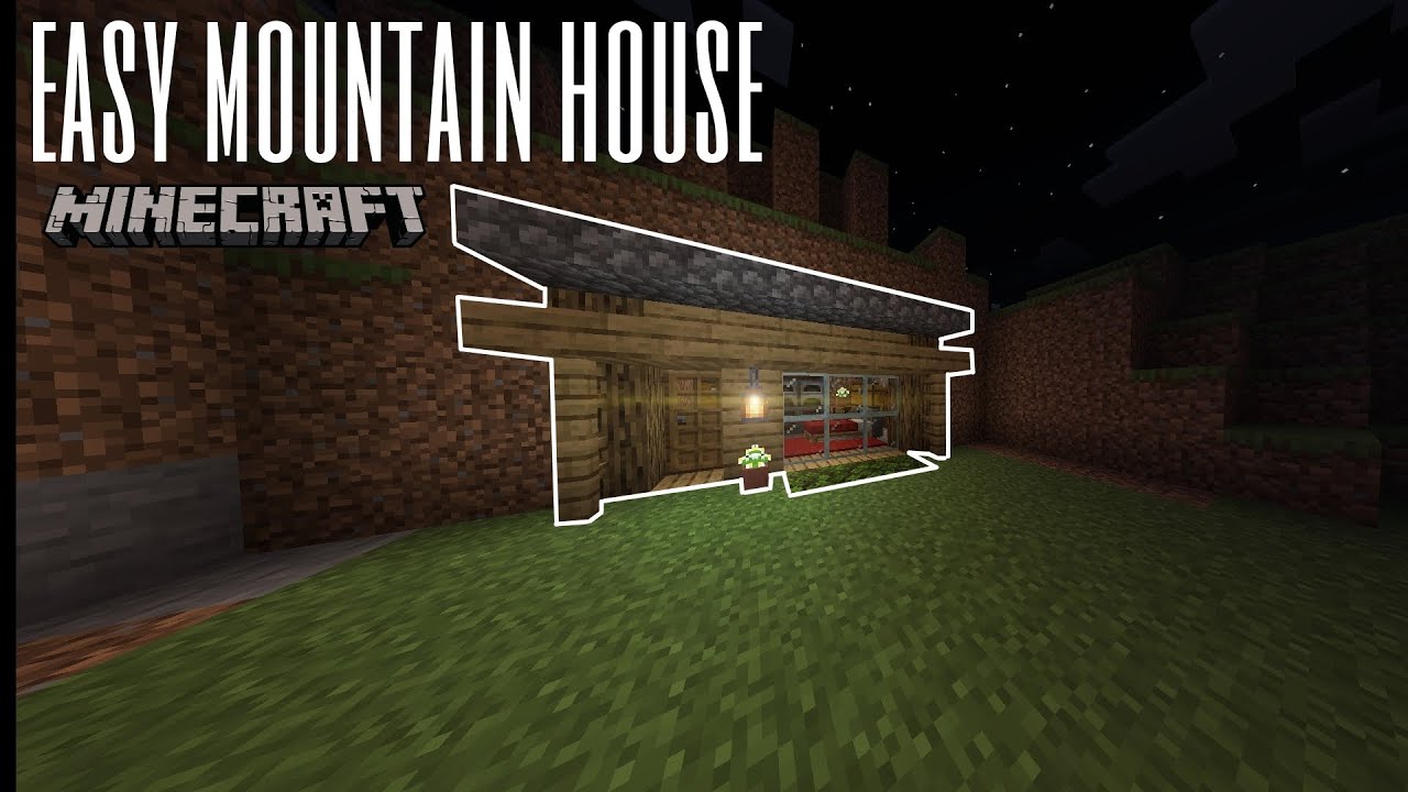 Minecraft:easy mountain starter house || pro gamz