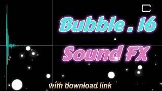 Bubble sound fx #bubble | With Download Link | Sound Garage #soundeffects