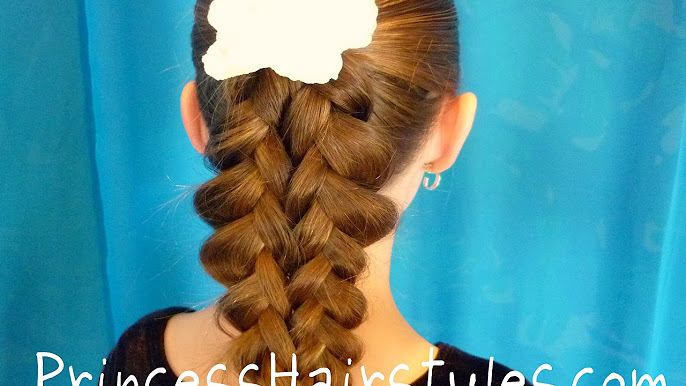 Loose French Braid Hairstyle  Hairstyles For Girls - Princess