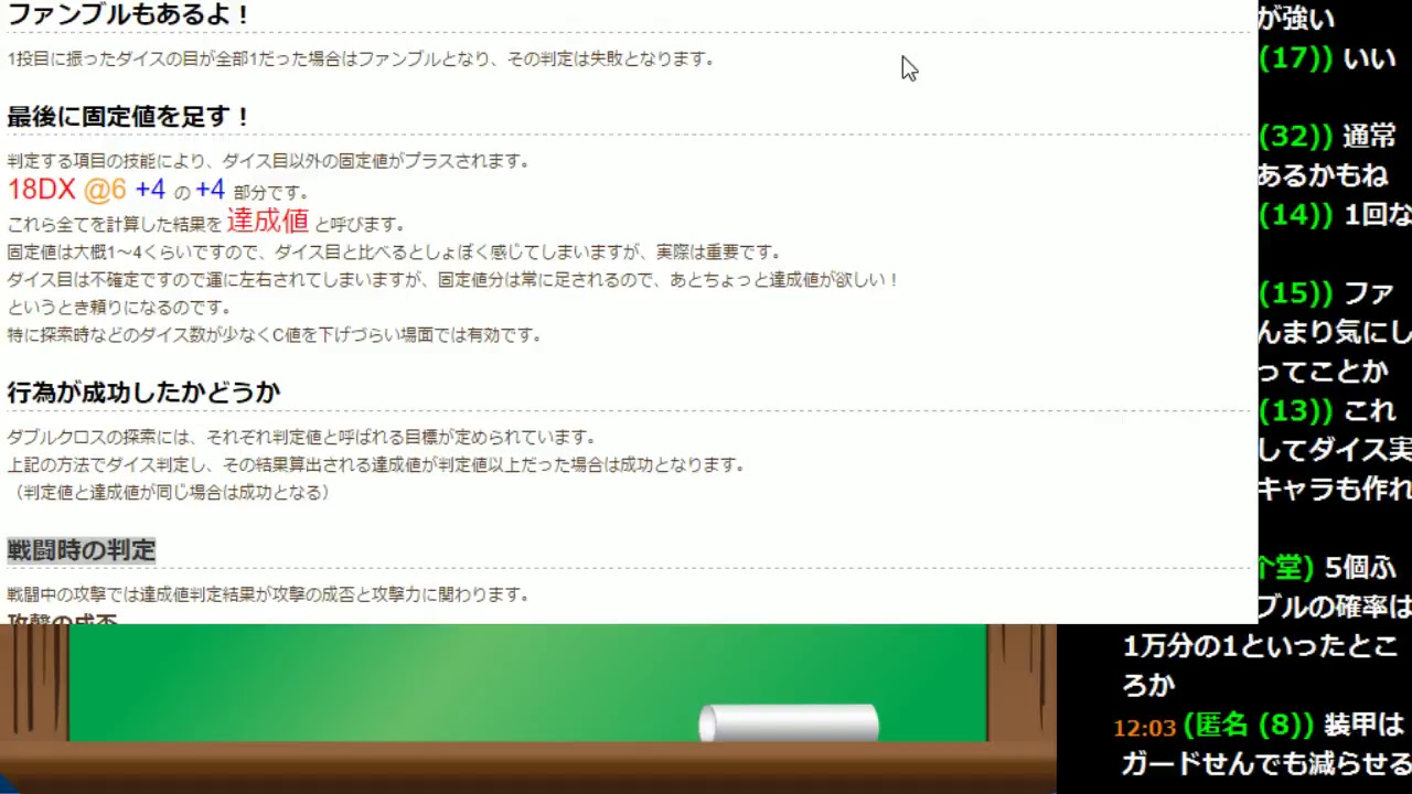 0604ダブルクロスを復習する配信 講師ぜろつー Youtube