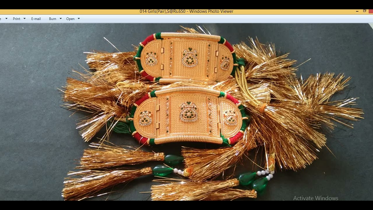 Rajputi Artificial Jewellery, Baju Bndh Collection-020(Part 1), S R Creation Jaypore, +91 9725040358