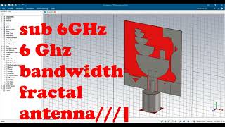 fractal antenna using AI python coding machine learning algorithm in CST