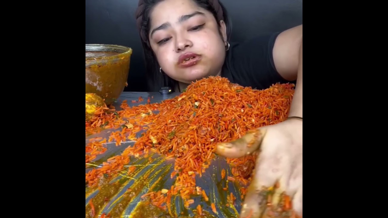 SPICY EGG CURRY, CHICKEN CURRY, CHICKEN BIRIYANI 🌶️ EXTRA GRAVY EATING CHALLENGE ||