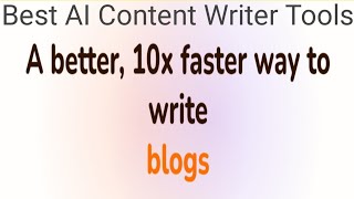 Best AI Content Writing Tool | Unique Article Generator with SEO | AI Content Writer |