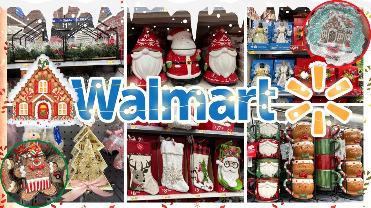 WOW WALMART Christmas Shopping 🎄Christmas Decor and Gifts On A Budget