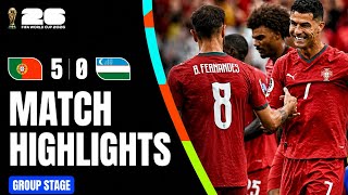 Portugal VS usbekistan | Ronaldo first gaol | Portugal first win 