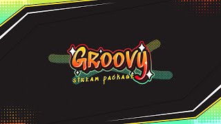 Groovy, Graffiti Themed Animated Stream Overlay : Modern Stream Package