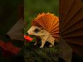 Erizo de tierra #erizo #origami #papiroflexia #paper