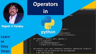 Operator in python: Session 2