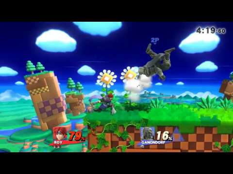 ロイ VS ガノンドロフ SSB4