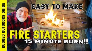 Make Your Own Incredibly Easy and Fun Camping Fire Starter