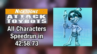Nicktoons: Attack of The Toybots - All Playable Characters Speedrun in 42:58.73