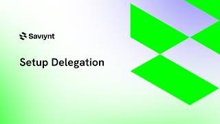 Track 16- Setup Delegation
