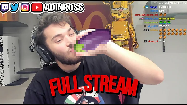 Adin Ross FULL DELETED VOD [08/21/22] SECRET STREAM