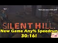 Silent Hill New Game Any% Speedrun 30:16!
