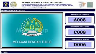 Aplikasi / Software Antrian - Uji Coba