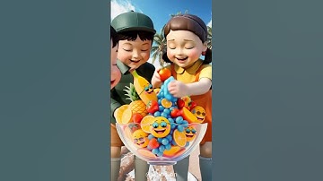 Squid Game AI Slime Fruits ASMR #squidgame #squidgame2 #ai #asmr