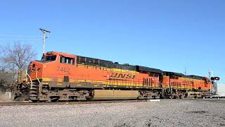 A neat BNSF manifest HSTLTUL 1 25 at Pacific, MO - ES44AC and AC6M # 613 lead