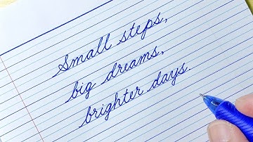 Cursive Writing Practice | Best Life Quotes & Motivation Quotes 02 | Cursive Handwriting Practice