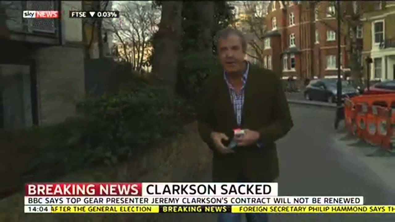 Information berolige ilt Jeremy Clarkson Dropped From Top Gear By The BBC - YouTube