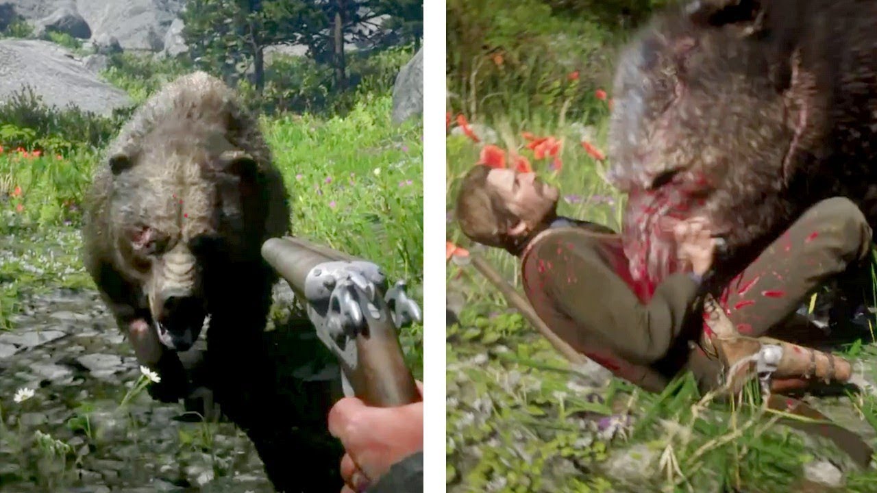 Getting ATTACKED by every Animal in RDR2