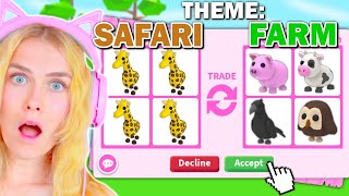 One Theme Trading Challenge In Adopt Me Roblox