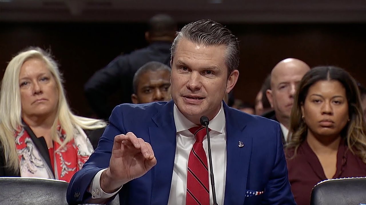 Pete Hegseth's heated confirmation hearing for Defense Secretary - YouTube