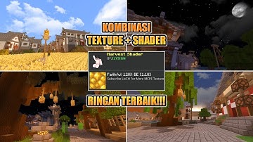 SHADER MCPE 1.18 || KEREN JUGA DI KOMBINASIKAN DENGAN SEMUA TEXTURE - Harvest Shader