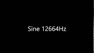 Sine 12664Hz Audio Only