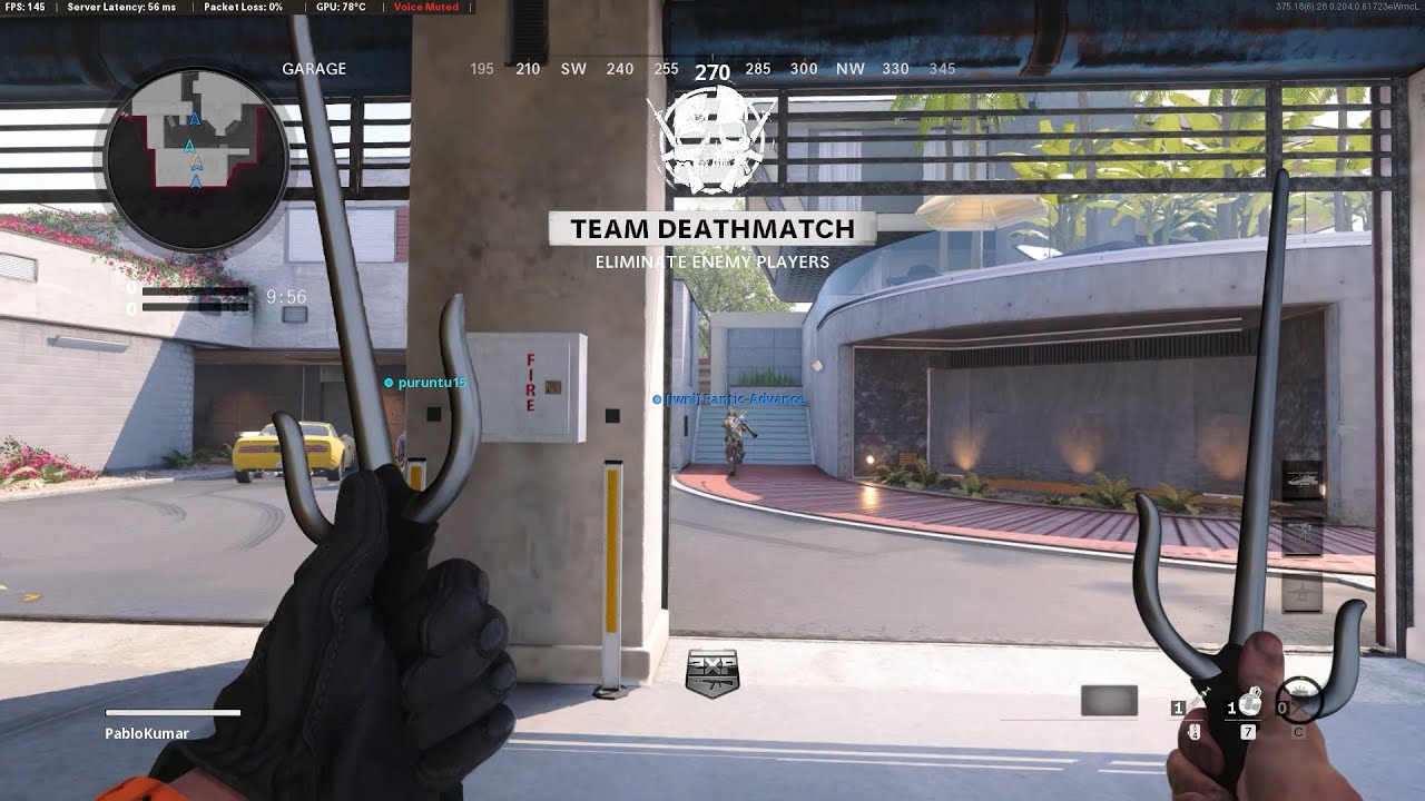 Tec9 & the new melee weapon "SAI" | Team Deathmatch on Raid | Call of Duty  Black Ops Cold War